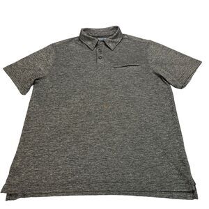 Duluth Trading Co Polo Shirt Men's Medium Polyester Relaxed Fit Golf Performance